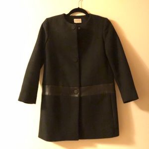 Club Monaco collarless coat